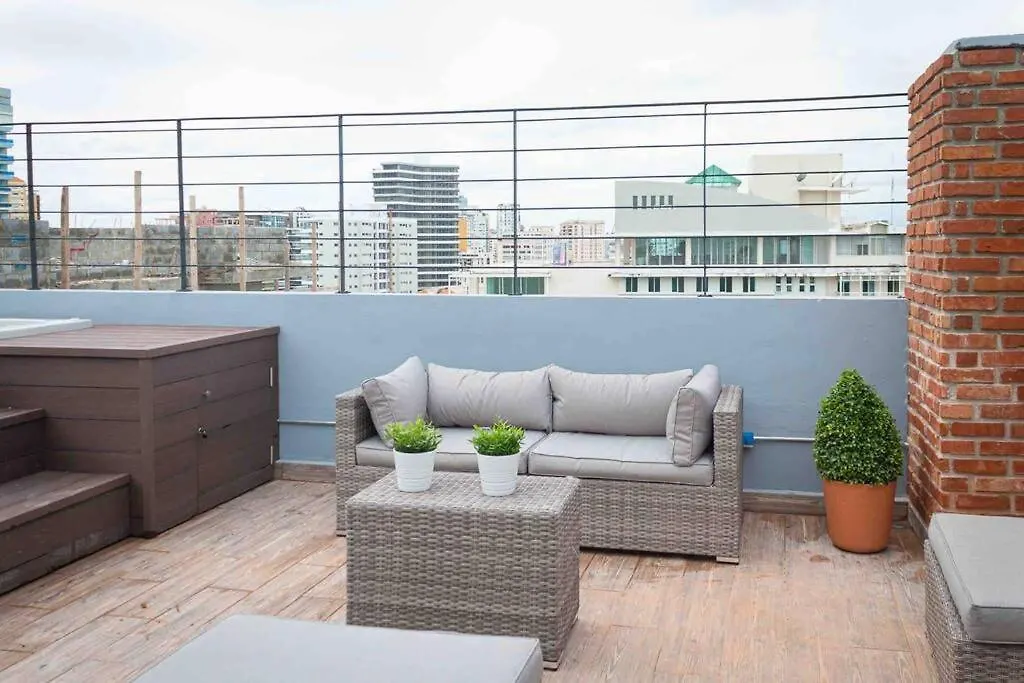 산토도밍고 Ph Loft, 3Floors,Private Jacuzzi N Terrace,Kingbed 아파트